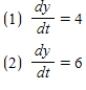 <strong>A point is moving along the graph of the function such that centimeters per second. Find for the given values of x. </strong> A) B) C) D) E) 