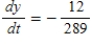 <strong>A point is moving along the graph of the function such that centimeters per second. Find when </strong> A) B) C) D) E) 