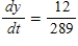 <strong>A point is moving along the graph of the function such that centimeters per second. Find when </strong> A) B) C) D) E) 