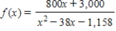 <strong>Analytically determine the location(s)of any vertical asymptote(s). </strong> A) B) C) , D) E) no vertical asymptotes