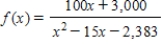 <strong>Analytically determine the location(s)of any horizontal asymptote(s). </strong> A) B) C) , D) E) no horizontal asymptotes