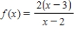 <strong>This problem contains a function and its graph,where Use the graph to determine,as well as you can,the vertical asymptote.Check your conclusion by using the function to determine the vertical asymptote analytically. </strong> A) B) C) D) E) no vertical asymptote
