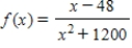 Analytically determine the location of any vertical asymptotes. 