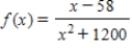 Analytically determine the location of any horizontal asymptotes. 