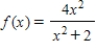 ​Match the function   with one of the following graphs. ​