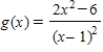 Sketch the graph of the equation given below.Use intercepts,extrema,and asymptotes as sketching aids. 