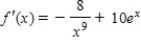 <strong>Find the derivative of </strong> A) B) C) D) E) 