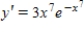 <strong>Find the derivative of the following function. </strong> A) B) C) D) E) 