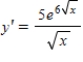 <strong>Find the derivative of the following function. </strong> A) B) C) D) E)