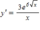 <strong>Find the derivative of the following function. </strong> A) B) C) D) E)