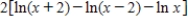 <strong>Use the properties of logarithms to expand </strong> A) B) C) D) E) 