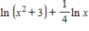 <strong>Use the properties of logarithms to write the expression as a sum,difference,or multiple of logarithms.</strong> A) B) C) D) E) 