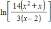 <strong>Write the expression as the logarithm of a single quantity.</strong> A) B) C) D) E) 