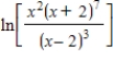 <strong>Write the expression as the logarithm of a single quantity.</strong> A) B) C) D) E) 