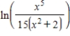 <strong>Write the following expression as a logarithm of a single quantity. </strong> A) B) C) D) E) none of the above
