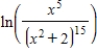 <strong>Write the following expression as a logarithm of a single quantity. </strong> A) B) C) D) E) none of the above