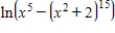 <strong>Write the following expression as a logarithm of a single quantity. </strong> A) B) C) D) E) none of the above