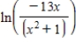<strong>Write the following expression as a logarithm of a single quantity. </strong> A) B) C) D) E) 