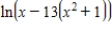 <strong>Write the following expression as a logarithm of a single quantity. </strong> A) B) C) D) E) 