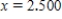 <strong>Solve the following equation for x accurate to three decimal places. </strong> A) B) C) D) E)