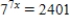 <strong>Solve the exponential equation.Give answers correct to 3 decimal places. </strong> A) 343 B) 0.571 C) 0.712 D) 0.356 E) 0.805