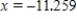 <strong>Solve the following equation for accurate to three decimal places. </strong> A) B) C) D) E)