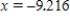 <strong>Solve the following equation for accurate to three decimal places. </strong> A) B) C) D) E)