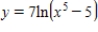<strong>Find the derivative of the following function. </strong> A) B) C) D) E) 