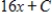<strong>Find the indefinite integral and check your result by differentiation. </strong> A) B) C) D) E)