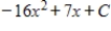 <strong>Find the indefinite integral and check the result by differentiation. </strong> A) B) C) D) E) none of the above