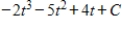 <strong>Find the indefinite integral and check the result by differentiation. </strong> A) B) C) D) E)