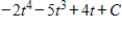 <strong>Find the indefinite integral and check the result by differentiation. </strong> A) B) C) D) E)