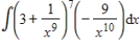<strong>Identify u and for the integral </strong> A) and B) and C) and D) and E) and