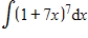 <strong>Find the indefinite integral of the following function and check the result by differentiation. </strong> A) B) C) D) E) none of the above