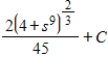<strong>Find the indefinite integral of the following function and check the result by differentiation. </strong> A) B) C) D) E) none of the above