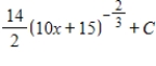 <strong>Evaluate the integral </strong> A) B) C) D) E)