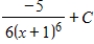 <strong>Find the indefinite integral of the following function and check the result by differentiation. </strong> A) B) C) D) E)