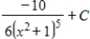 <strong>Find the indefinite integral of the following function and check the result by differentiation. </strong> A) B) C) D) E)