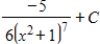 <strong>Find the indefinite integral of the following function and check the result by differentiation. </strong> A) B) C) D) E)