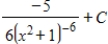 <strong>Find the indefinite integral of the following function and check the result by differentiation. </strong> A) B) C) D) E)
