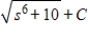<strong>Find the indefinite integral of the following function and check the result by differentiation. </strong> A) B) C) D) E)