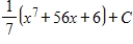 <strong>Use formal substitution to find the indefinite integral </strong> A) B) C) D) E)