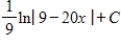 <strong>Use the Log Rule to find the indefinite integral for </strong> A) B) C) D) E)