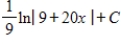 <strong>Use the Log Rule to find the indefinite integral for </strong> A) B) C) D) E)