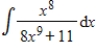 <strong>Find the indefinite integral. </strong> A) B) C) D) integral does not exist E) none of the above