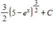 <strong>Use any basic integration formula or formulas to find the indefinite integral </strong> A) B) C) D) E)