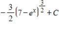 <strong>Use any basic integration formula or formulas to find the indefinite integral </strong> A) B) C) D) E)