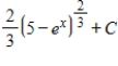 <strong>Use any basic integration formula or formulas to find the indefinite integral </strong> A) B) C) D) E)
