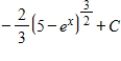 <strong>Use any basic integration formula or formulas to find the indefinite integral </strong> A) B) C) D) E)