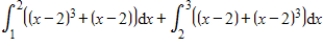 <strong>Set up the definite integral that gives the area of the region bounded by the graphs. </strong> A) B) C) D) E)